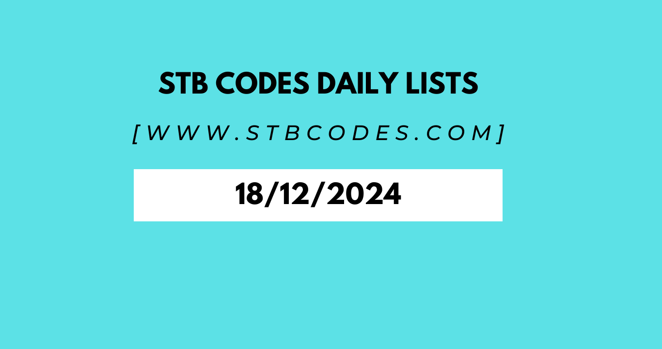 stb codes